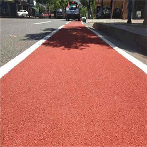 彩色陶瓷顆粒_道路彩色防滑路面